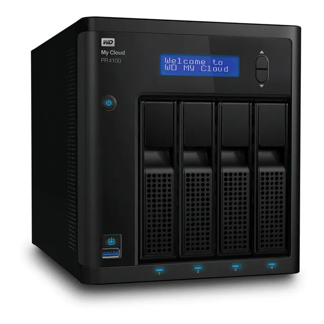 Servidor Nas Pr4100 Wd My Cloud Gigabit 4bahias Sata Case