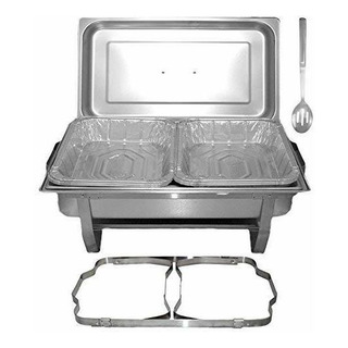 Tiger Chef 8 Quart Full Size Stainless Steel Chafer With Fo Tiger Chef 8 Quart Full Size Stainless Steel Chafer With Fo