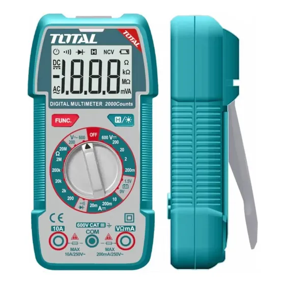 Multimetro Digital 4000 Conteos 600v Total Tmt536002