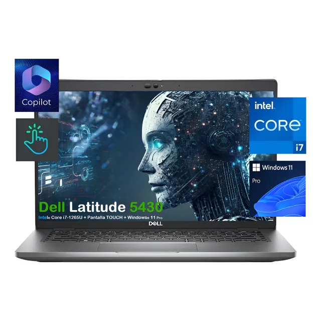 Dell Latitude 5430  Core I7-1265u 32gb 512gb 14-touch Win11 Gris Imán (Reacondicionado)