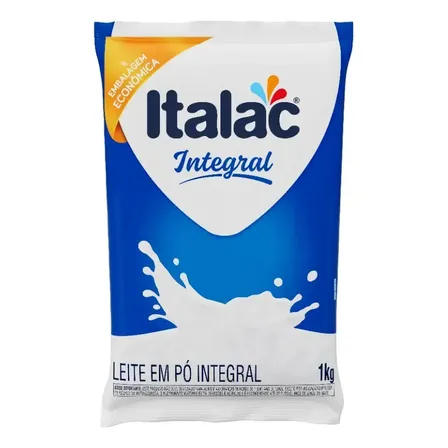 Leite Em Pó Integral Italac Almofada 1Kg