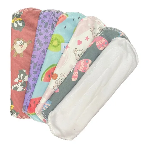 Pack X 6 Toallitas Femeninas De Tela Ecologicas - Clover