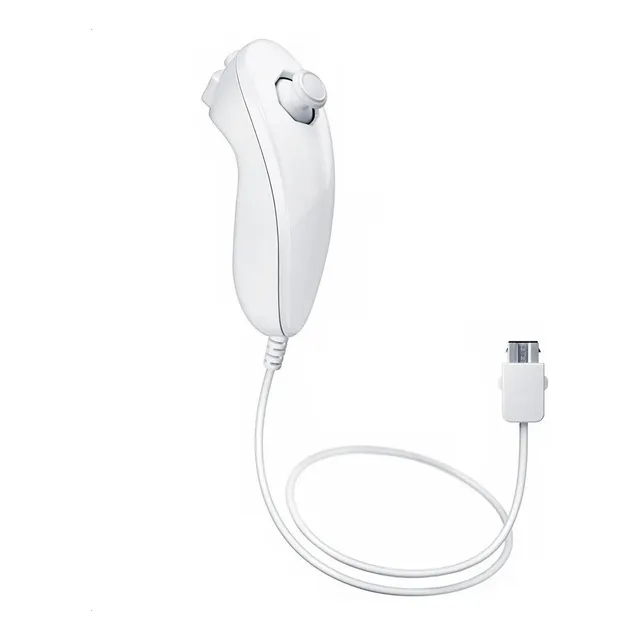 Control joystick Shiro compatible con Nunchuk compatible con Wii blanco