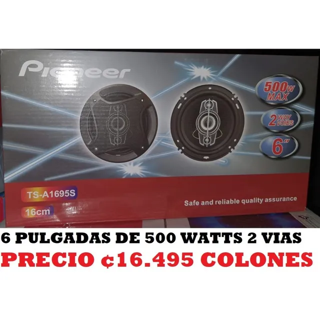 Parlantes Pioneer De 6 Pulgadas, Nuevos, Caja De 2 Parlantes