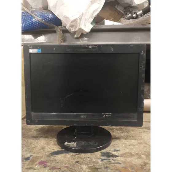 Monitor Aoc 15 Polegadas Lcd 519sw Widescreen Vga/dvi
