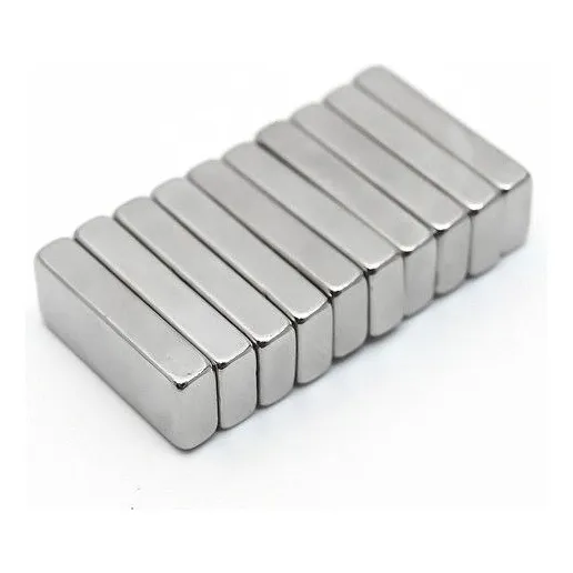 Placa Magnética De Neodimio De 15 Unidades, 30x10x4mm, N35 Imas