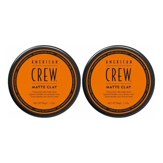 Dúo Cera Mate Fijación Media-alta Matte Clay American Crew