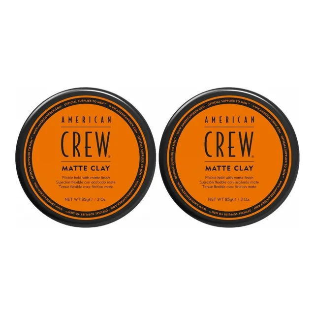 Dúo Cera Mate Fijación Media-alta Matte Clay American Crew