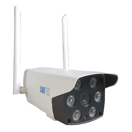 Kit 5 Câmera Segurança Ip Wifi 2 Antenas Hd 2 Mega + Fonte