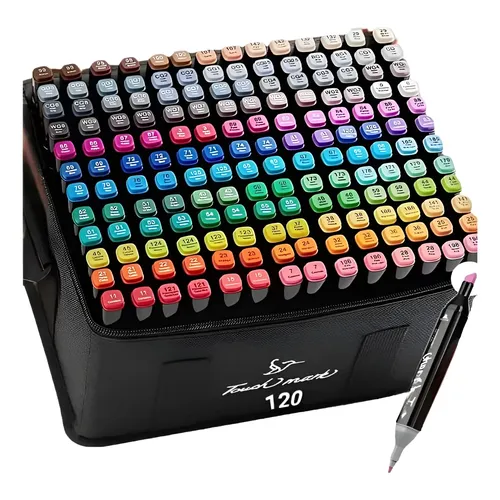 Conjunto Hikin De 6 Love Heart Shape Color Markers Com 1 De