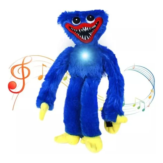 Huggy Wuggy Poppy Playtime Peluche 40cm Luz Y Sonido