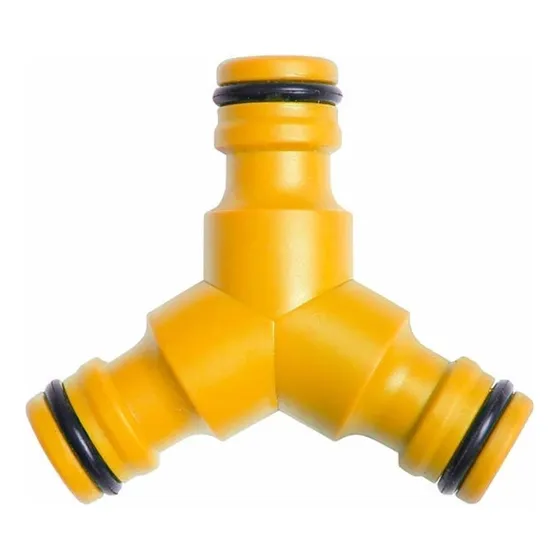 Derivacion Y Para Acople Rapido Manguera 1/2 A3005 Aquaflex Color Amarillo