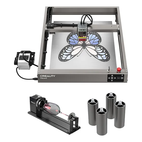 Máquina De Grabado. Láser 3d Extra Risers Laser De 400 X 415