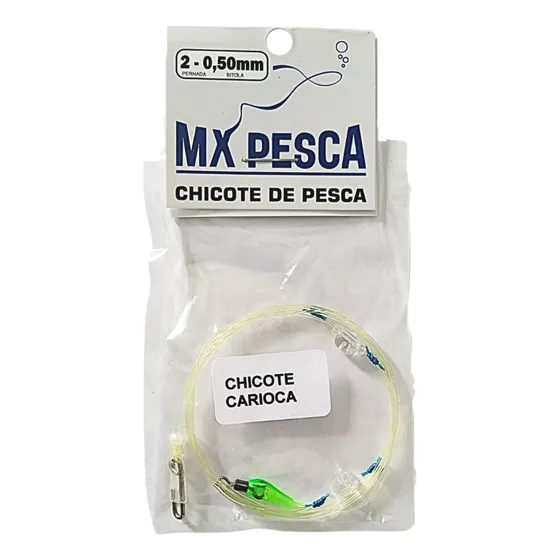 Chicote Pesca De Praia Pronto Miçanga Rotor Engate Rápido
