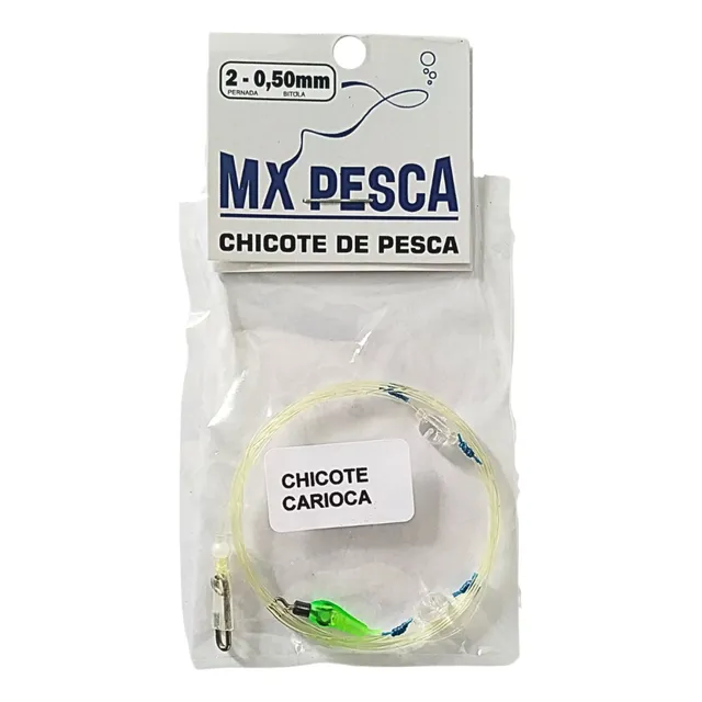 Chicote Pesca De Praia Pronto Miçanga Rotor Engate Rápido