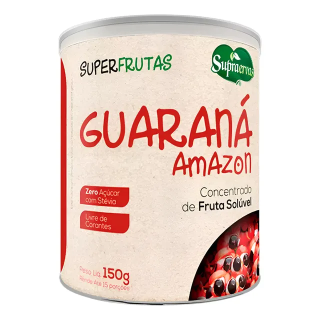Guaraná Amazon Concentrado Solúvel Supraervas 150g