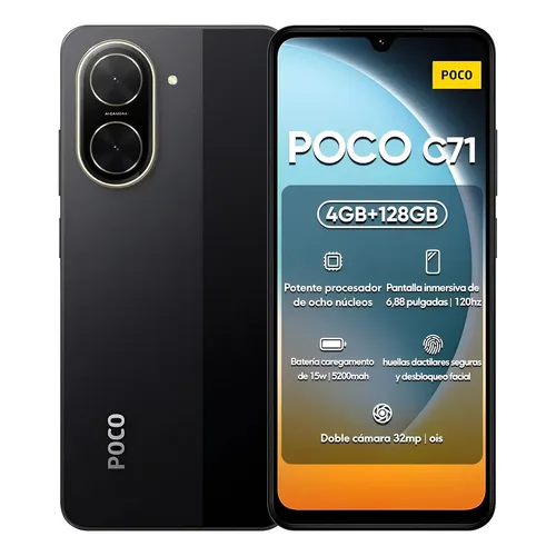 Celular Xiaomi Poco C75 256gb Rom 8gb Ram Gold | MercadoLivre