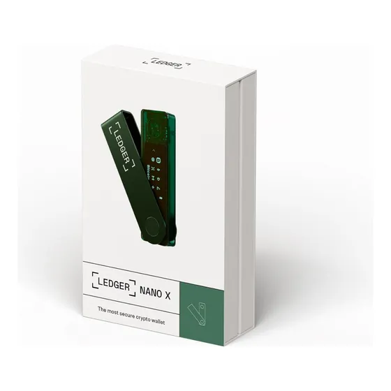 Ledger Nano X - Verde Esmeralda - Original, Nova E Lacrada! Verde-musgo