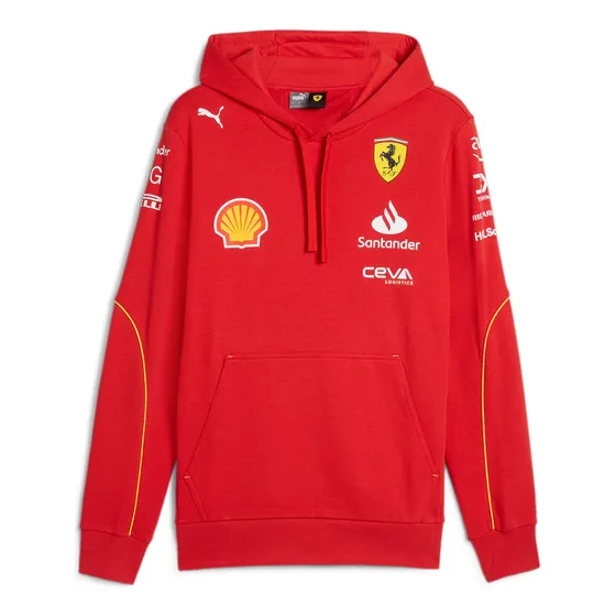 Puma Ferrari Team Hoodie Hoodie Rojo De Hombre Lif Ref:76360