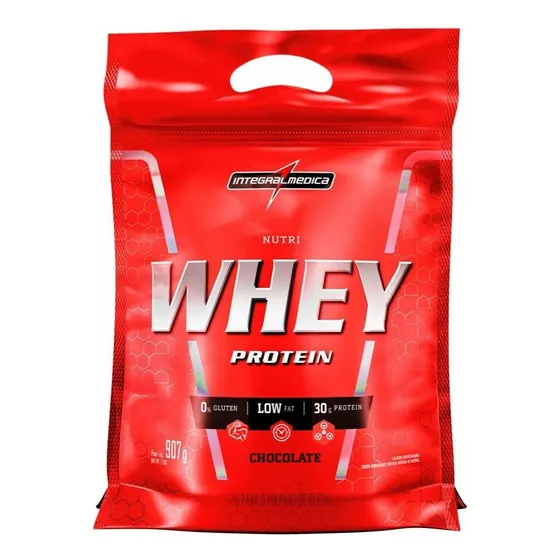 Whey Protein 100% Pure Integral Medica 900grs Brasil 30 Serv