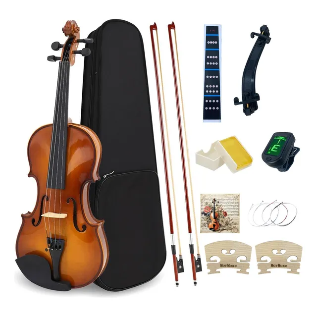 Violin De 4/4 Vintage Profesional Principiante + 2 Arco Brea