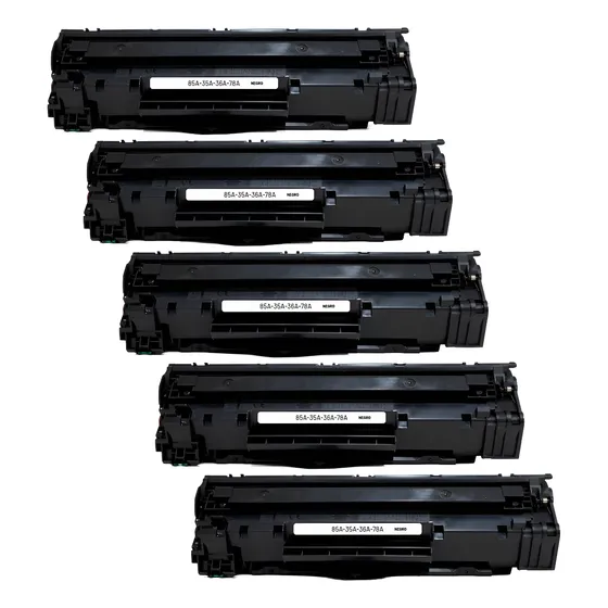 Toner 85a 35a 36a 78a Para Hp 1102w Five Pack (5 Piezas)