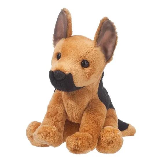 Peluche Perro Pastor Alemán Douglas, Suave Y Tierno, Modelo