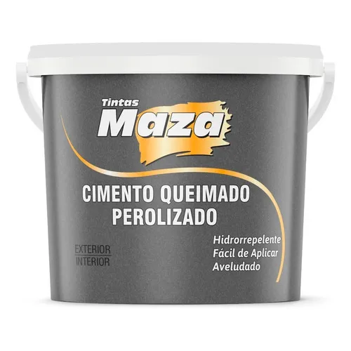 Efeito Cimento Queimado Perolizado Aveludado Maza 3kg Cor Diamante Negro