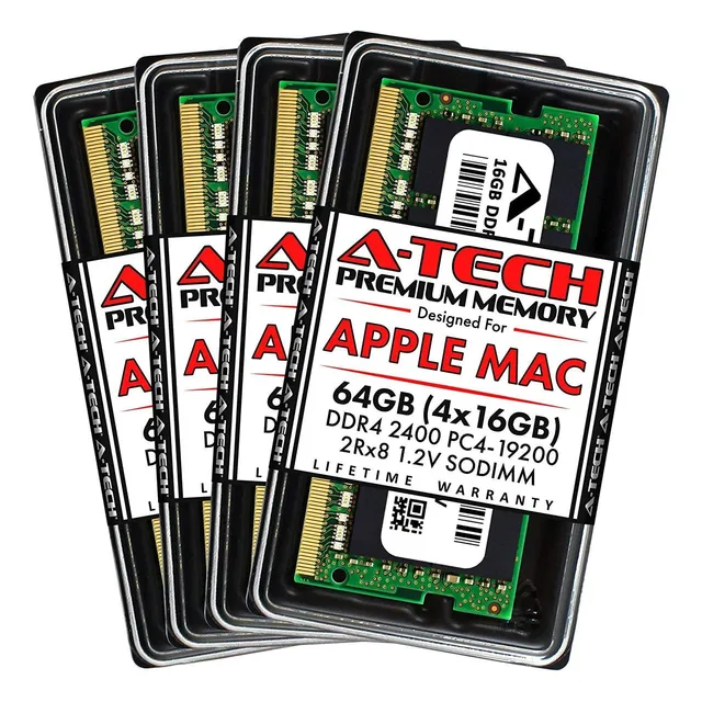 Memorias A-tech 64gb (4x16gb) Ram P/ iMac 2017 27 Retina 5k