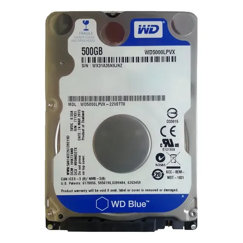 interno Western Digital WDS500G2B0A 500GB azul | Frete grátis