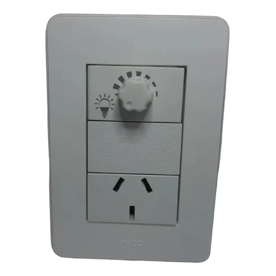 Llave Luz Dimmer Variador Luz Led Toma Jeluz Verona Mito