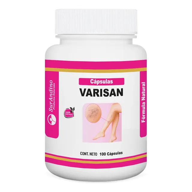Varisan Sur Andino Trata Varices 500mg 100 Capsulas