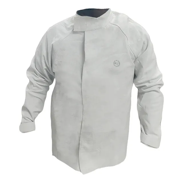 Chaqueta Soldador De Cuero Hilo Kevlar