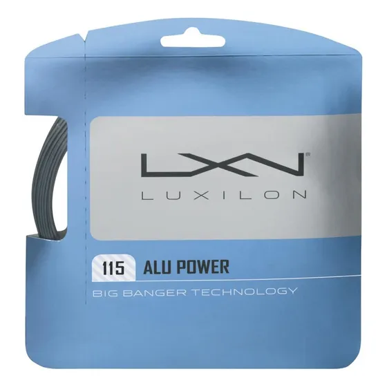 Juego de cuerdas Luxilon Alu Power Silver, 1,15 mm, 12,2 m