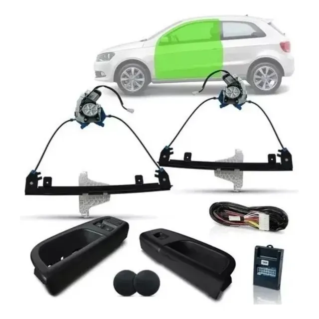 Kit Completo Vidrios Eléctricos Saveiro Gol G5 G6 2 Puertas 