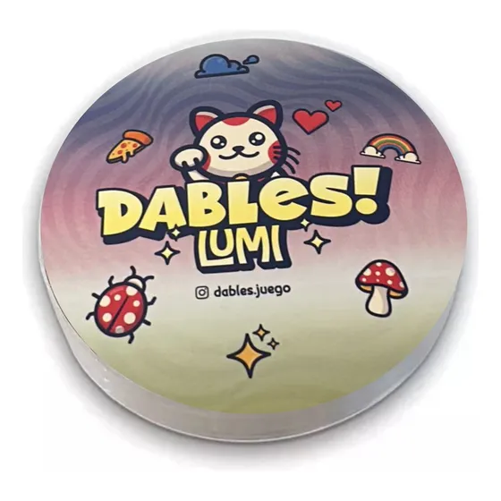 Dables Lumi Juego Mesa Cartas Redondas Memoria Visual Dobles