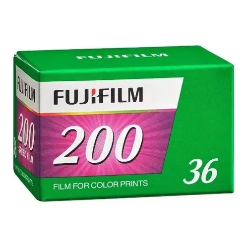 Filme 35mm Colorido Fujifilm 36 Exposições Iso 200