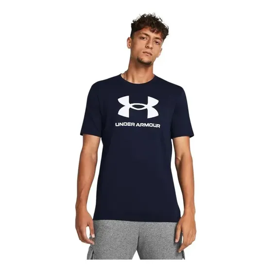 Polera Manga Corta Hombre Under Armour 1382911-408 Azul