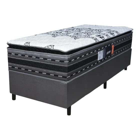 Sommier 1 Plaza Espuma Alta Densidad 180kg Altura 32cm