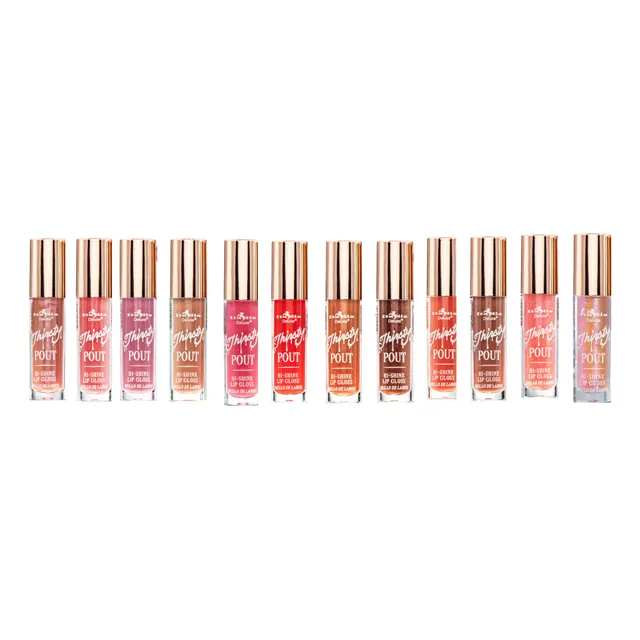 Gloss Thirsty Pout Pack De 12 Tonos Italia Deluxe
