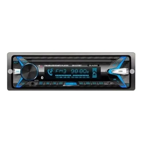 Radio De Auto Con Frente Desmontable Am Fm Bluetooth Usb Sd