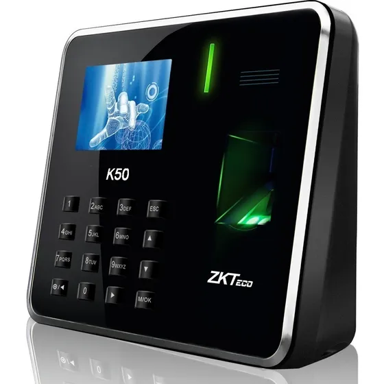 Control Acceso Y Asistencia Lector Biometrico K50 Zkteco