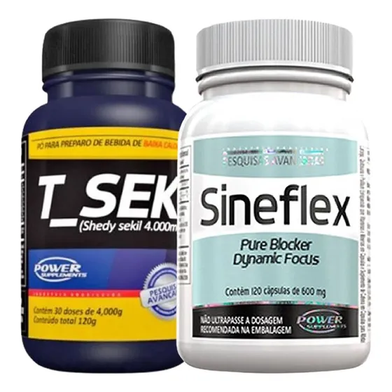 Kit Sineflex 120caps + T Sek Power Supplements