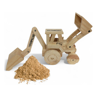 Trascabo Tractor De Madera Juguete Niños Construccion Divert Trascabo Tractor De Madera Juguete Niños Construccion Divert