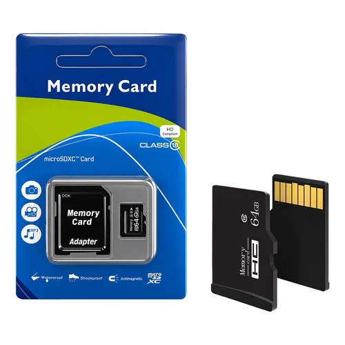 Cartão de Memória Micro SD 64GB Tomate Classe 10 U3 80MB/s Com