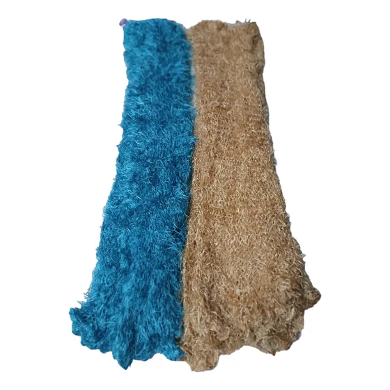 2 Bufandas Pashmina Suave Bucle Peludo Calentitas