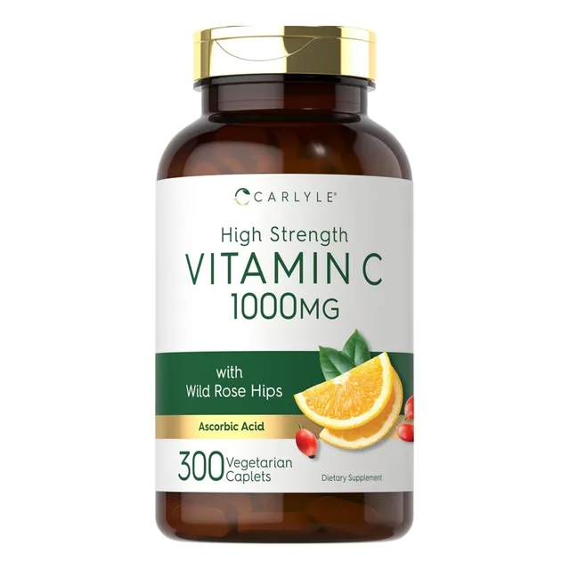 Vitamina C  - 1000mg Concentrada - 250 Capsulas . 