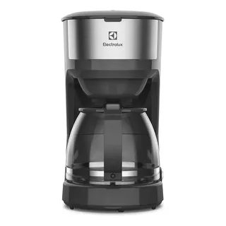 Cafeteira Elétrica Ecm20 30 Xícaras Efficient Função Manter Aquecido Cor Inox Preta Electrolux