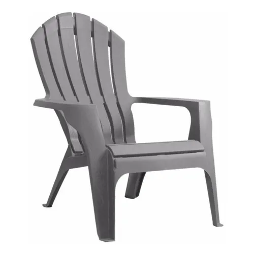 Sillon De Jardin Miami Color Gris Exterior Plastico Resistente Garden Life