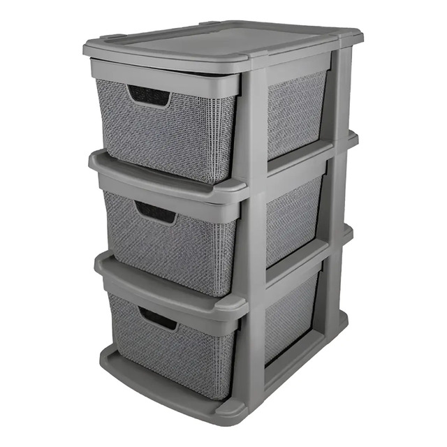 Organizador Gaveteiro Jaguar - Chão 3 Gavetas 15litros Cores Organizador Gaveteiro Jaguar - Chão 3 Gavetas 15litros Cores